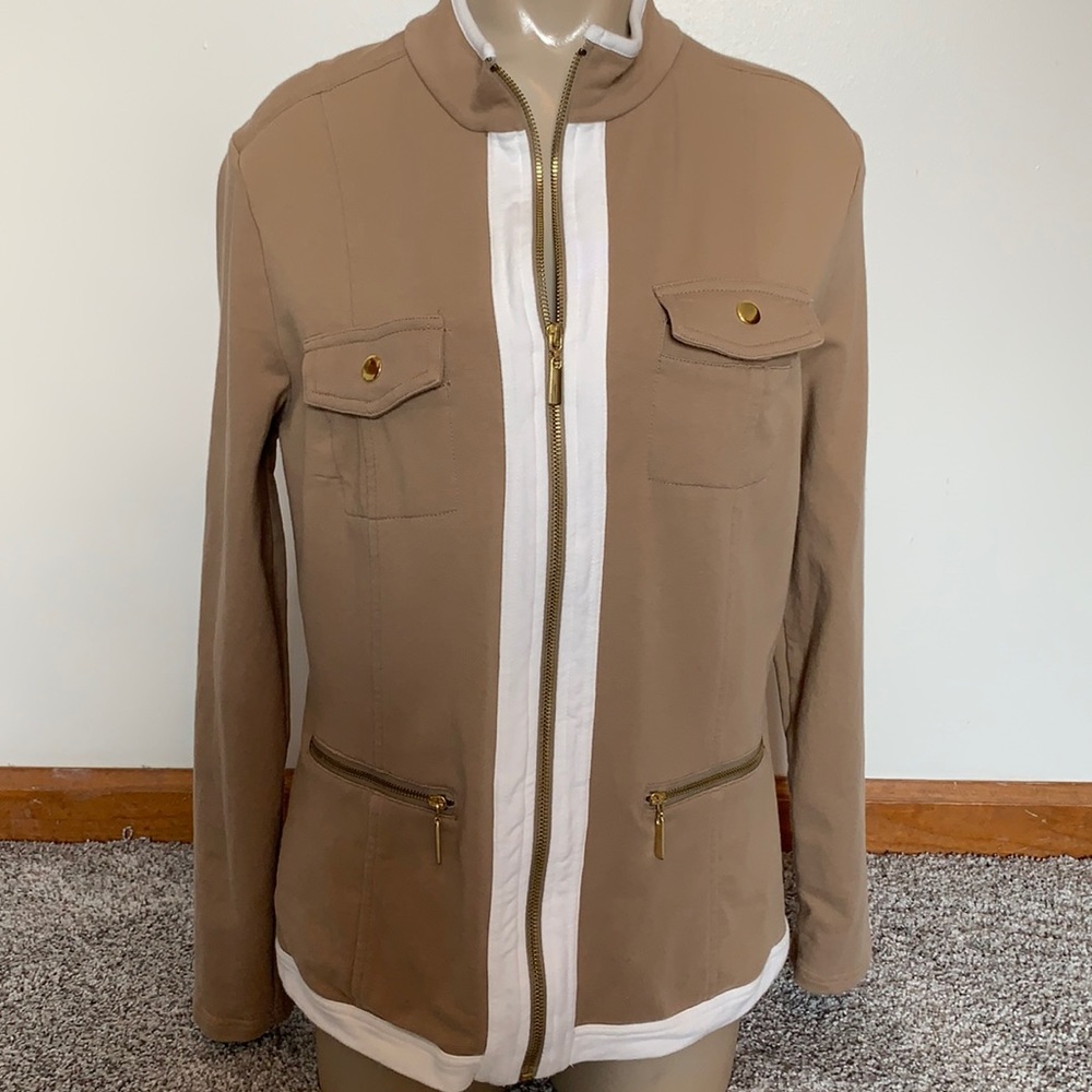 JM Collection Zip Front Topper / Jacket - Picture 1 of 10